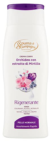 Spuma Di Sciampagna Regenerierende Körpercreme Orchidee mit Blaubeerextrakt - 250 ml