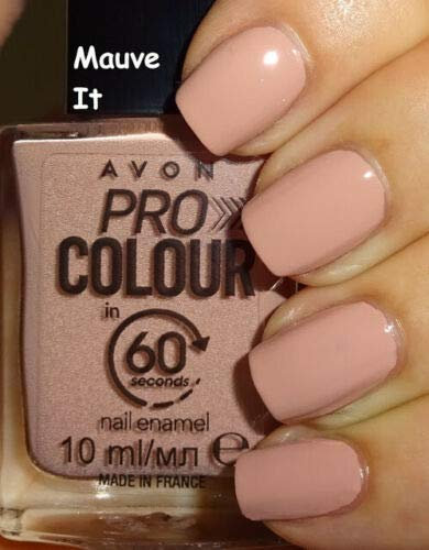 Avon pro colour nail enamel pro colour Mauve it