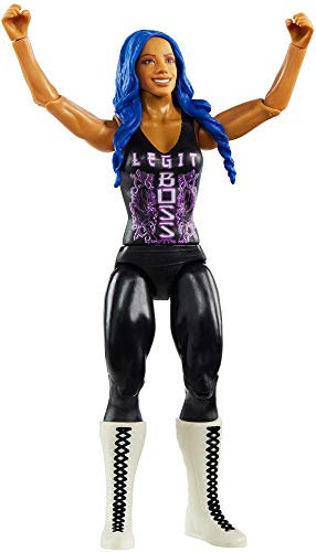 WWE Mattel – GDF62 Sasha Banks – Wrestlingfigur, 15cm