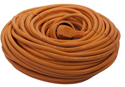 Chacon Rallonge -Prolongateur HO5VVF 3 x 1,5mm2 40 m - Orange