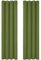 Deconovo Verdunkelungsvorhang Ösen Thermovorhang Blickdicht Gardinen Wohnzimmer, 183x132cm(HöhexBreite), Apfelgrün, 2er Set