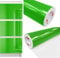 DecoMeister Klebefolien Deko-Folie Selbstklebefolie Selbstklebende Möbelfolie Einfarbig Folie für Interior Exterior Einheitliche Farbe 100x350 cm Hellgrün Blass-Grün Hochglanz Glanz Glänzend