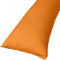 Traumreiter Bezug Seitenschläferkissen 140x40 I 40x140 und 40x145 Seitenschläferkissen Bezug 40 x 145/40 x 140 Kissenbezug 40x145 Baumwolle 97% Elastan 3% mit Reißverschluss (orange (50))