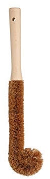 Natural Elements Eco Bottle Brush with Coconut Husk Bristles, Plastic Free Scrubber with Beechwood Handle, Brown, 22.5 cm, One Size