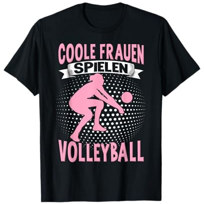 Volleyball Mädchen Damen Volleyballerin Beach Volleyball T-Shirt