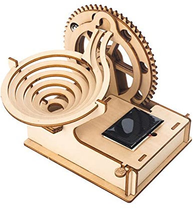 3D Holzpuzzle, Murmelbahn 3D Puzzle Holz Modellbausatz Puzzles für Teenager und Erwachsene, 3D Puzzle Kugelbahn Holz Smart Games Geschenk Knobelspiele