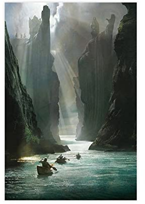 EFEZAC Poster Der Herr der Ringe, Leinwandposter, Schlafzimmer-Dekor, Sportlandschaft, Büro, Raumdekoration, Geschenk, ungerahmt, 30 x 45 cm