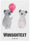 Mr. & Mrs. Panda Personalisierte Postkarte Koala Luftballon - Personalisierte Geschenke, Karte mit Namen, Party, Einladung mit Namen, Postkarte mit