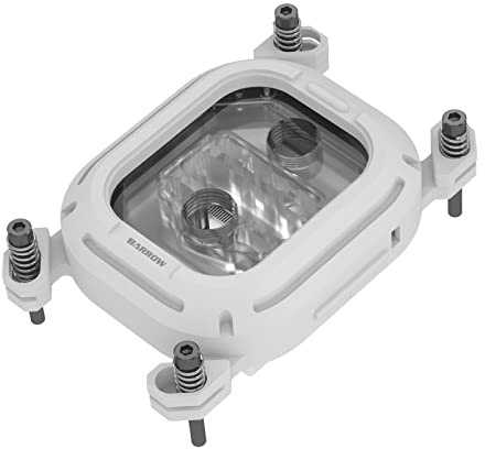 Barrow Acryl Kepler Series CPU Waterblock, LRC 2.0 RGB, AMD AM4 / AM5 - Weiß