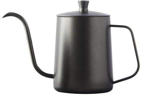 Point Virgule Tee- und Kaffeekanne aus Edelstahl schwarz 600ml
