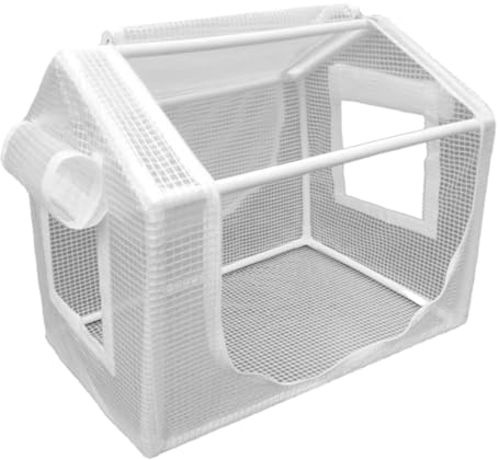 Piccola serra per esterni, serra pop-up, resistente ai raggi UV, copertura in polietilene ispessito con aperture con cerniera, installazione rapida, pali in fibra di vetro ecologica, serra portatile