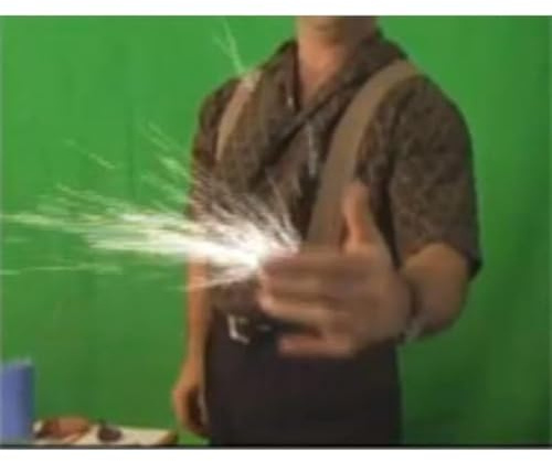 Makin Sparks (Batterieversion) Zaubertricks Feuer Magie Requisiten Zubehör Gimmick Close Up Street Magic