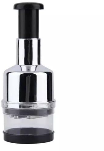 BODYA Manual Hand Press Garlic Onion Vegetable Food Chopper Cutter Processor Dicer with Cover Kitchen Accessories