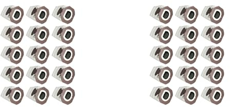 Bcowtte 30 Pièces de Aspirateur pour Kobold VK7 FP7 pour Aspirateur de Remplacement