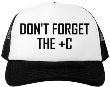 Pinitotee Dont Forget The Plus C Funny Kinder-Unisex-Hut, Normale Baseballkappe