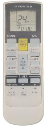 IOOIQQ Télécommande pour climatiseur Fujitsu AR-SY1. AR-SY2. AR-SY3. AR-SY4. AR-SY5. R-RAV1C AR-RAJ8E. AR-RAF1. AR-RAH1E. AR-RAH3E. AR-RY20. AR-RY14. AR-RY10 AR-RY7