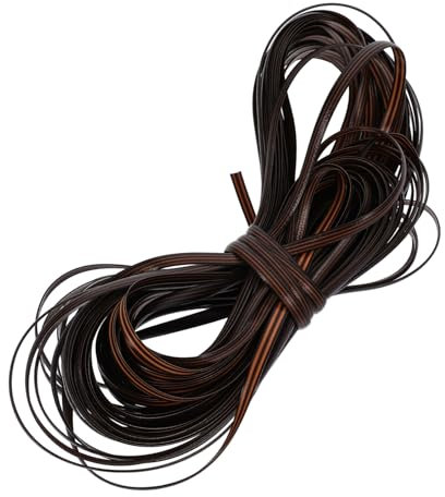 KONTONTY 1 Rolle Rattan Weaving Wicker Möbel Stockschläge Gewebte für Bastelmaterial Korbwaren Körbe flechten Stockmaterial Simulation Rattan Stuhlstock-Kit Plastik Coffee