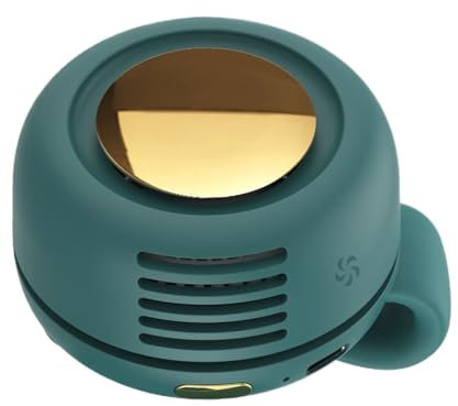 Vgvgaj Ventilateur Portable À Clipser 900mAh Ventilateur Clipsable Petit Sans Pales Ventilo Personnel Clipable Rechargeable Puissant Et Silencieux 3 Vitesses Pour Voyage Camping Extérieur