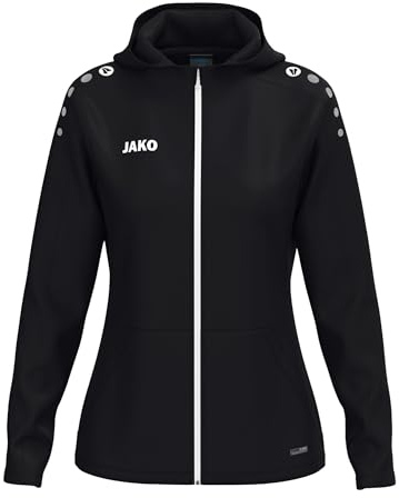 JAKO One Kapuzenjacke – Atmungsaktive Sportjacke für Damen aus 100% Polyester, mit weichem Micro-Fleece, ideal für Sport und Freizeit