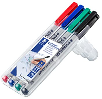 Lumocolor Staedtler 311WP4 Universal-Marker, nicht-permanent