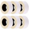 (6 rollos) Blanco 21 x 12 mm Papel de color Adhesivo Precio Pistola Etiquetas de marcador de precio MX-5500