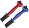 SENZEAL 2 pcs Ketten Reinigungsbürste für Auto Motorrad Fahrrad Kette Reinigung Wartungswerkzeug, Rot/Blau