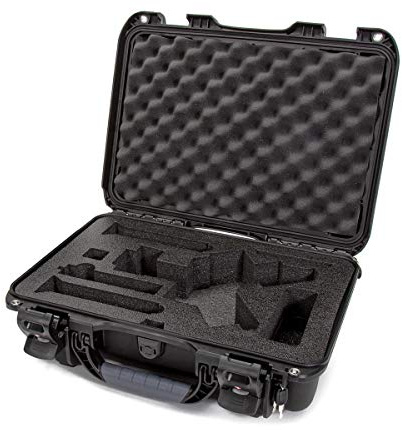 Nanuk 923 Ronin S Wasserdichter Hartschalenkoffer mit maßgeschneidertem Schaumstoffeinsatz für DJI Ronin-S Gimbal-Stabilisatorsystem – Schwarz