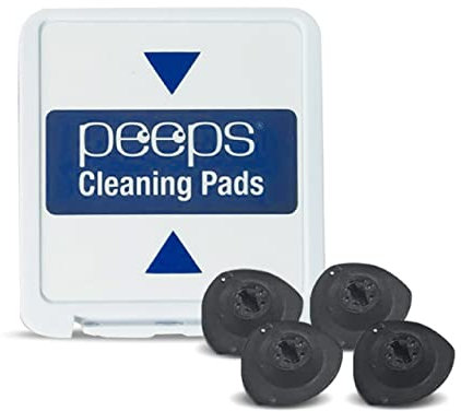 Peeps Eyeglass Cleaner Replacement Pad Kit - Carbon Lens Cleaning Pads for Glasses, Spectacles, Sunglasses, Reading Glasses - No Wipes or Cloth