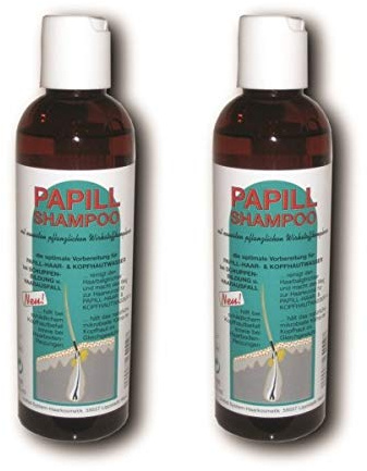 Justus System Haarkosmetik Papill Shampoo 200ml Haarshampoo 2 Stück