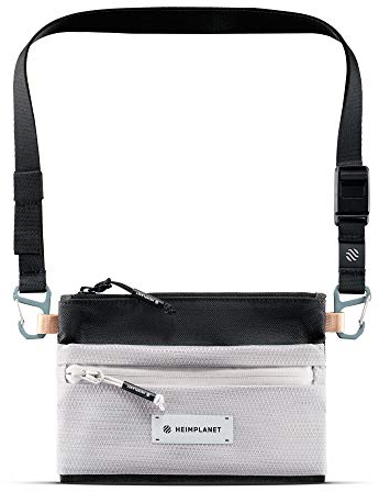 HEIMPLANET Original | HPT Carry Essentials - Neck Pouch | Leichter Brustbeutel mit Aluminium Verschlüssen und Verbindungen | Unterstützt 1% for The Planet (Light A6)