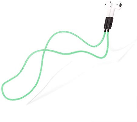 KNOK Halteband Kompatibel mit AirPods 1, AirPods 2, AirPods Pro Apple - AirPods Strap Halter Band AirPods Halterung Magnetisch Band in Mint