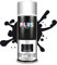 Pintura Spray 520cc para pintar todo tipo de super cies: madera, metal, cartón, tela, piedra, bra de vidrio, plásticos rígidos, etc para bricolaje y DIY.Negro Satinato (Ral:9005)(Paquete de 1 )