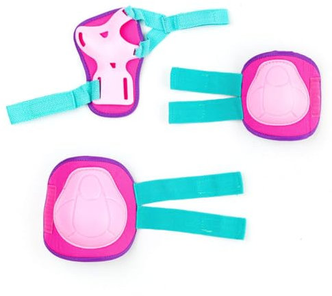 MOLTO | Protecciones para Patinar | Coderas y Muñequeras Ajustables Rosa | Talla M | Juguetes Educativos para Niños | Apto para niños Entre 3-10 años