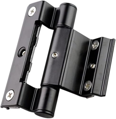 Cerniera Pieghevole Pesante Ispessita in Lega di Alluminio per Porte e Finestre Battenti, Cerniere Nascoste Tinta Unita 2 Pezzi (Color : D)