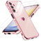 LeYi Cover per Samsung Galaxy A25 5G Custodia con Vetro Temperato [2 Pack], Amore Cuore Paraurti Morbido TPU Sottile Case con Protezione Fotocamera per Samsung A 25 Donne, Rosa