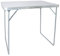 Harbour Housewares Folding Table - 80cm x 60cm - White - Small Metal Trestle Tables Foldable Portable Side Table for Indoor, Outdoor, Garden, BBQ, Pinic, Dining, Camping