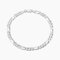 TAIPAN Figarokette Armband 4 mm – 925er Silber – stilvolles und vielseitiges Schmuckstück Made in Italy (21)