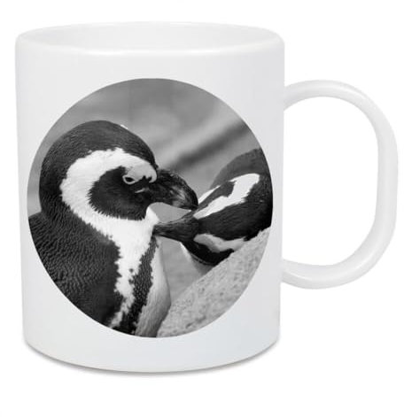 artboxONE Großer Kinderbecher Pinguin Liebe von Wundertüte - Natur
