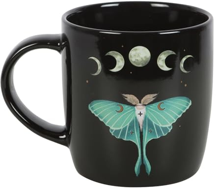 Something Different Wholesale Dark Forest Luna Motte Keramiktasse für bezaubernde Morgen