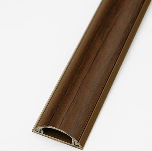 Kabel-Raceway Kabelabdeckung – Verstecken Sie Drähte mit TV-Kabel-Management-System, PVC-Holz-Effekt, Verlängerungskabel-Concealer für Wand/Decke/Boden