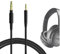 GEEKRIA Audio Cable Compatible with Bose QC Ultra, QuietComfort, QC SE, QC 45, QC 35 II, QC 35, Headphones 700 Headphones Cable, 2.5mm to 3.5mm Replacement Stereo Cord (4 ft/1.2 m)