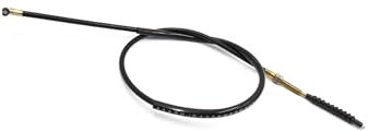 Hihaha Cable de embrague de motocicleta recubierto de goma negra para Honda CG125, material duradero