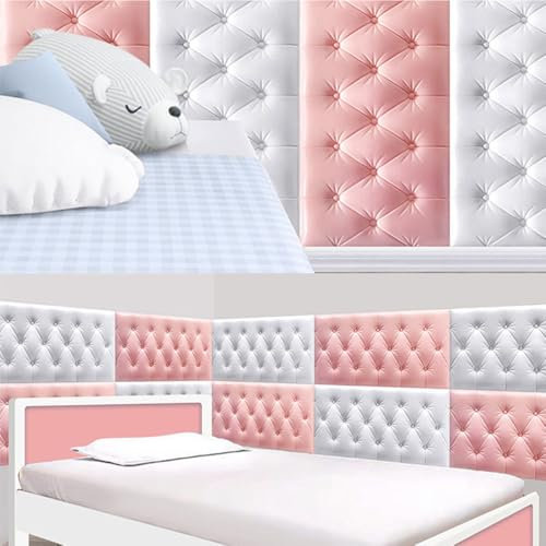 3D Wandpaneele Selbstklebende Ziegel Tapete 30X60cm Wasserfest Wandsticker Schaumstoff Wandtattoo Für Badezimmer Schlafzimmer Wohnzimmer Balkon Küche,A,11.8”x23.6”4Pcs