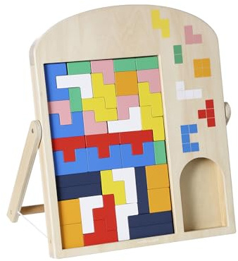 VERTBAUDET Spiel mit bunten Blöcken aus FSC®-Holz