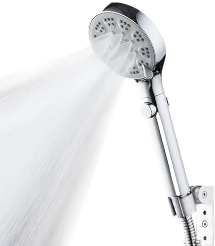 Tuyau de douche extérieur pour camping-car, douche pour camping-car avec tuyau | Remplacement de la douche haute pression à 5 modes | Grand dessus de douche de brume de chauffe-eau de sortie