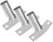 Healeved 3St Stabilisierung für Besenstiel Besenstielhalter Adapter FüR Besenstiel, Bodenbesen VerbindungsstüCk, Eisen, Silber, 10.5x7.5x4cm, FüR Zuhause