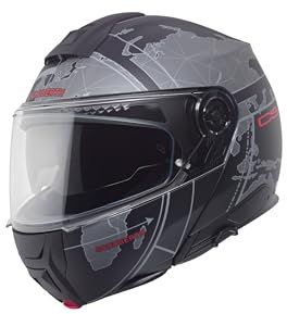 SCHUBERTH HELMET C5 ECE DEKOR GLOBE BLACK 61 (XL)
