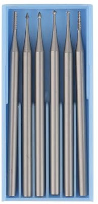 CHEOTIME 2.35mm Tungsten Steel Micro Linocut Tools, Tungsten Steel Micro Sculpture Carving Engraving Tool Set (Fine Set)