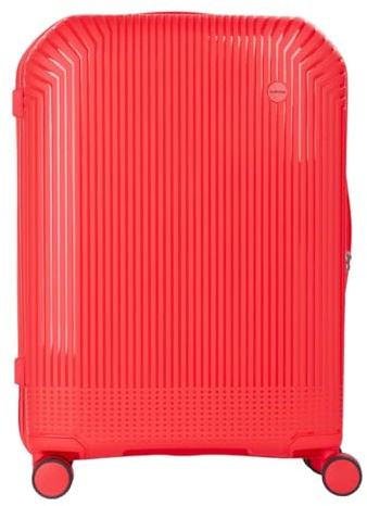 Valentino Trolley Wood Carry On Suitcase Corallo Koralle 78cm