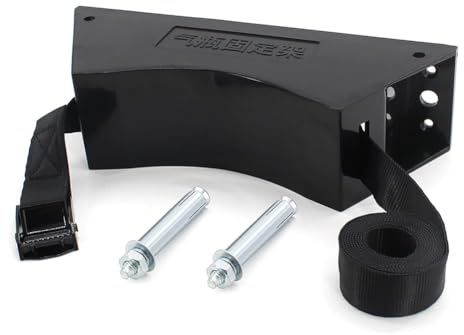 Exogio Support de bouteille de gaz propane, support de bouteille de gaz, support mural pour bouteilles, support de bouteille de gaz pour adoucisseur d'eau de camping-car